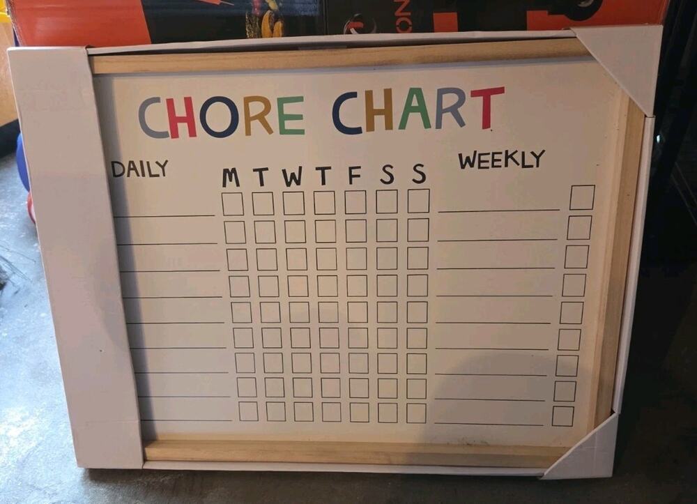 Pillowfort Kids Wooden Chore Chart Dry Erase Board 18x24 Target 097-04-1726